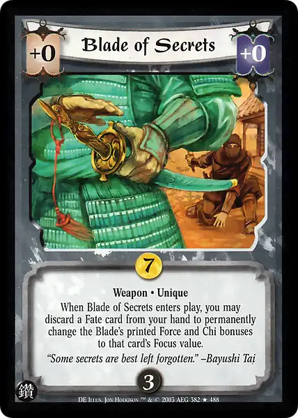 Blade of Secrets