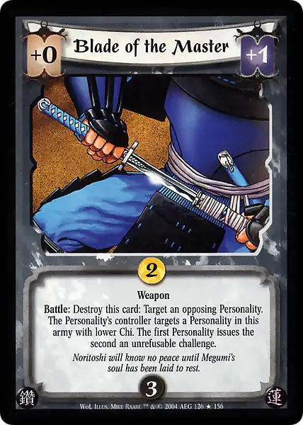 Blade of the Master