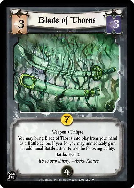 Blade of Thorns