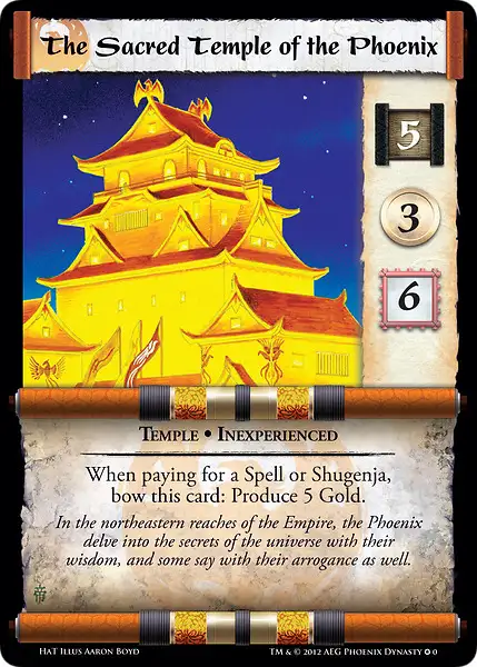 The Sacred Temple of the Phoenix • Inexperienced