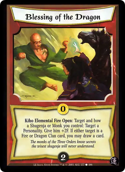 Blessing of the Dragon