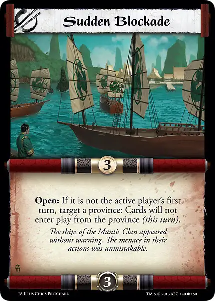 Sudden Blockade