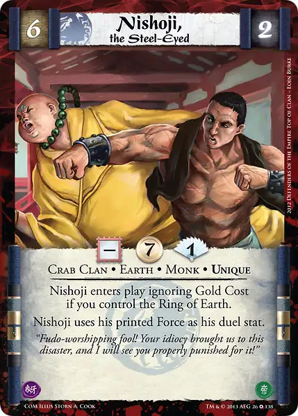 Nishoji, the Steel-Eyed