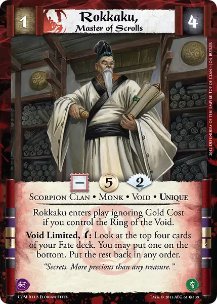 Rokkaku, Master of Scrolls