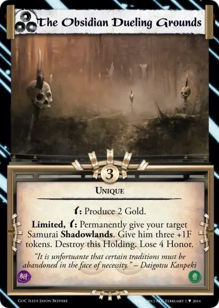 The Obsidian Dueling Grounds