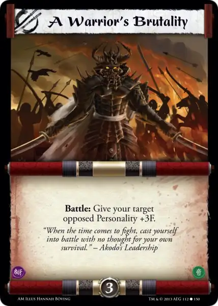 A Warrior's Brutality