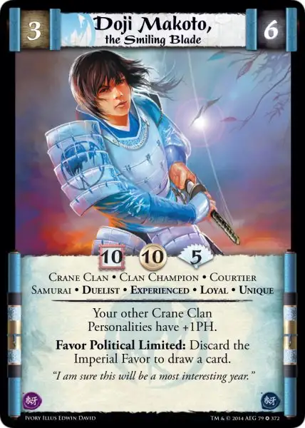 Doji Makoto, the Smiling Blade