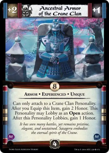 Ancestral Armor of the Crane Clan • Experienced
