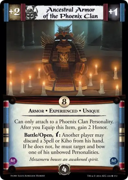 Ancestral Armor of the Phoenix Clan • Experienced