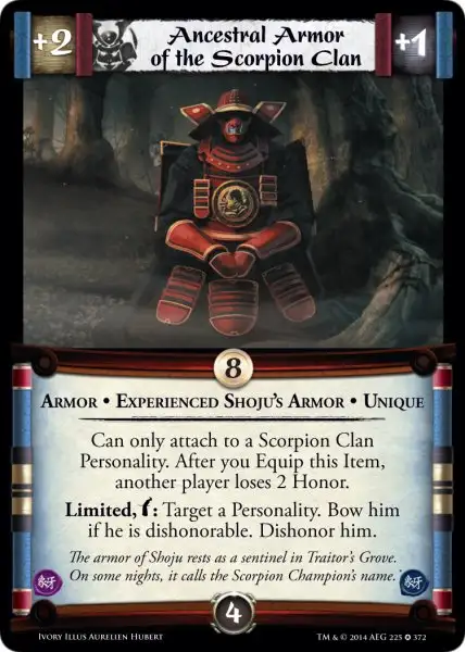 Ancestral Armor of the Scorpion Clan • Experienced