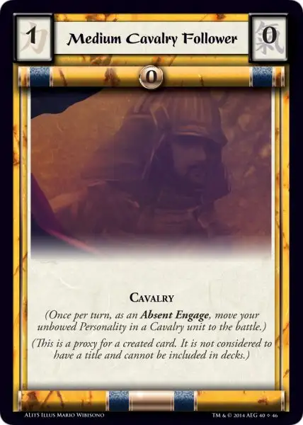 Medium Cavalry Follower
