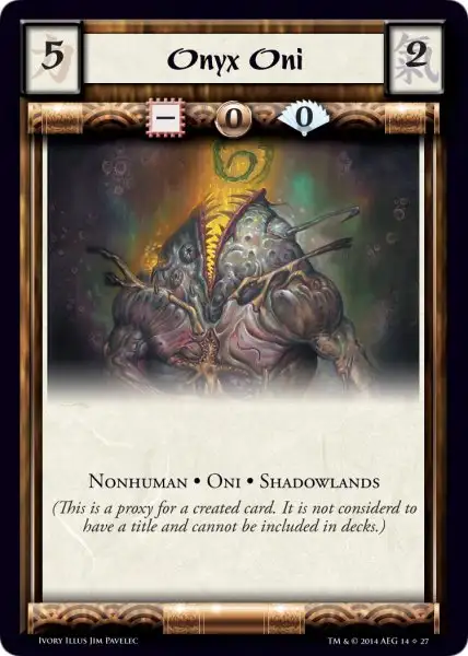 Onyx Oni