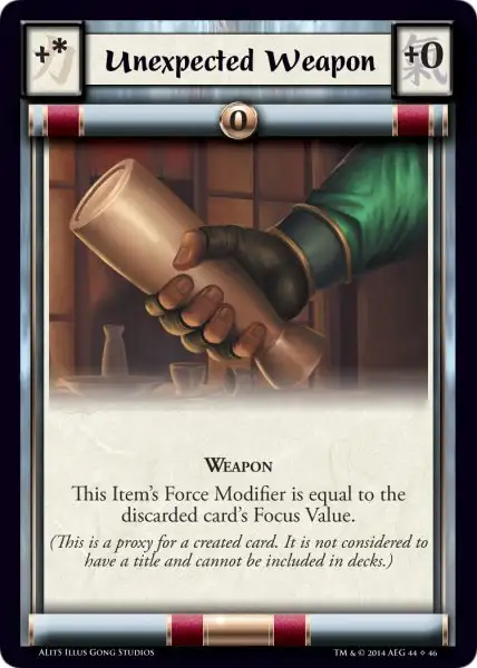 Unexpected Weapon