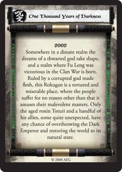 One Thousand Years of Darkness
