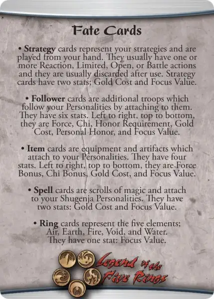 Fate Cards