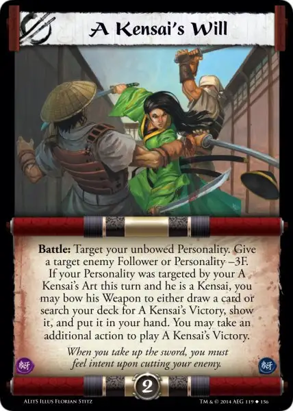 A Kensai's Will