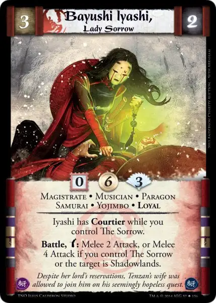 Bayushi Iyashi, Lady Sorrow
