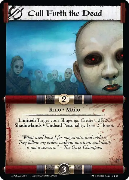Call Forth the Dead