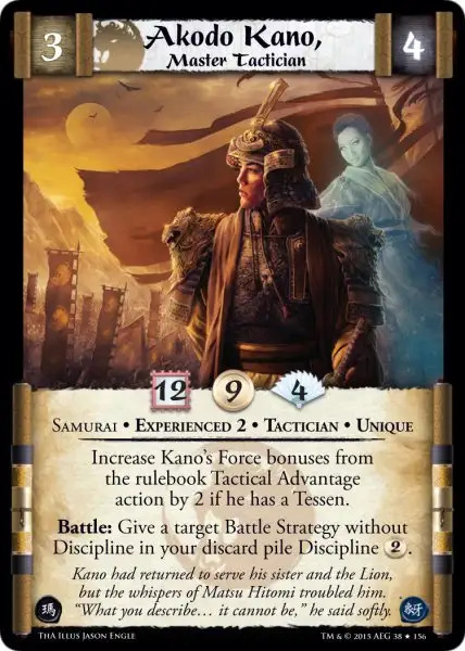 Akodo Kano, Master Tactician • Experienced 2