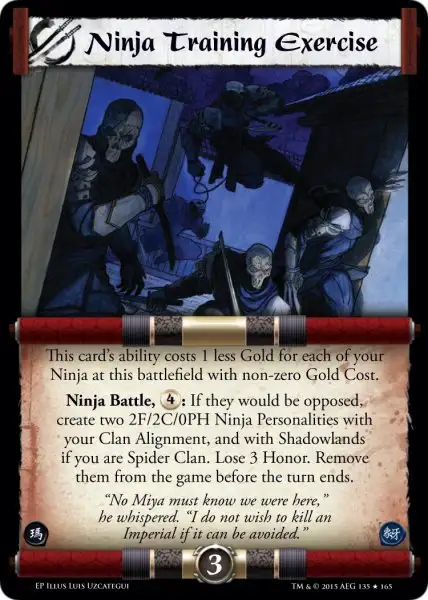 Ninja Training Exercise