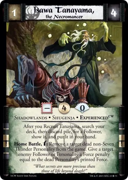 Isawa Tanayama, the Necromancer