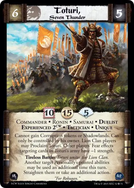 Toturi, Seven Thunder