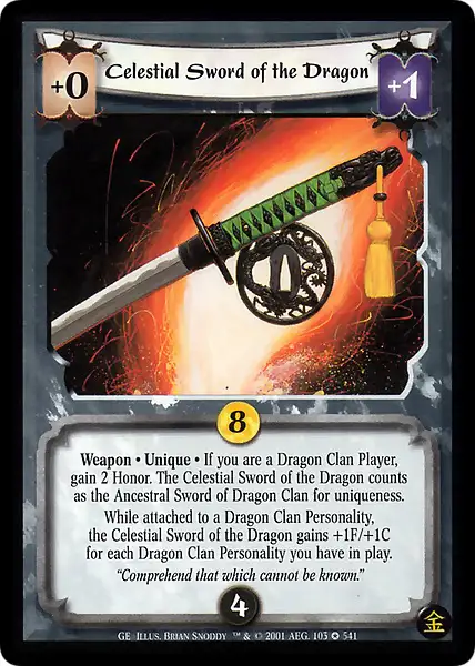 Celestial Sword of the Dragon