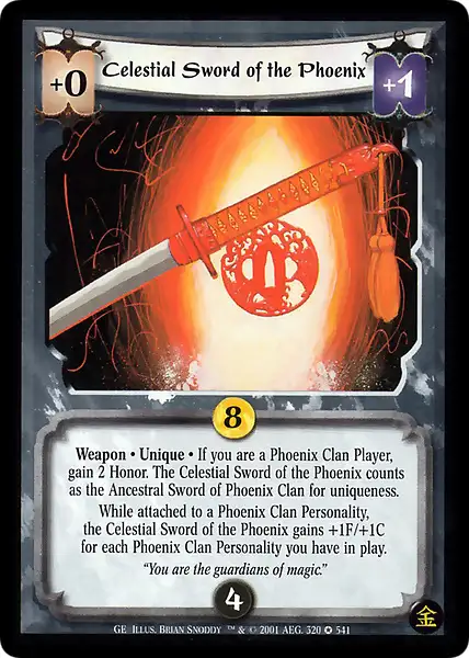 Celestial Sword of the Phoenix