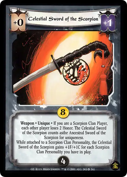 Celestial Sword of the Scorpion