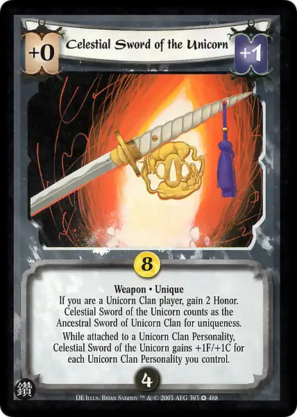 Celestial Sword of the Unicorn