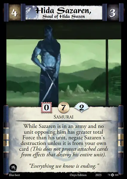 Hida Sazaren, Soul of Hida Sozen