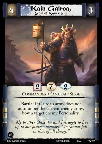 Kaiu Gairoa, Soul of Kaiu Genji