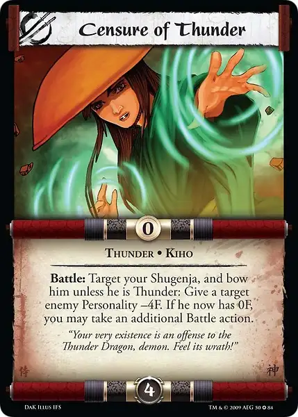Censure of Thunder