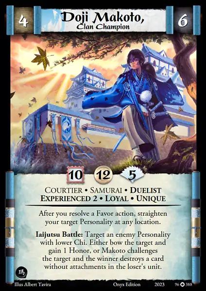 Doji Makoto, Clan Champion