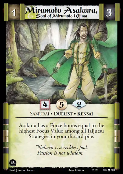 Mirumoto Asakura, Soul of Mirumoto Kijima