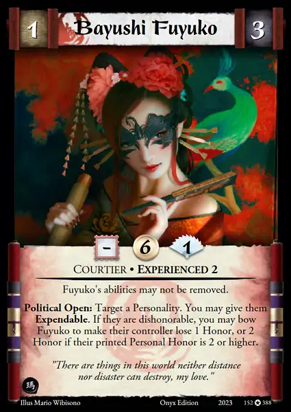 Bayushi Fuyuko • Experienced 2