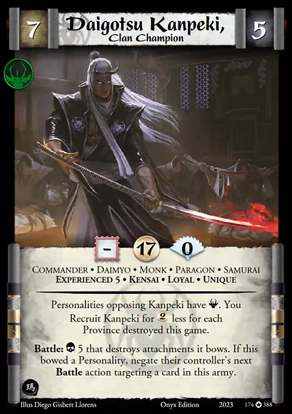 Daigotsu Kanpeki, Clan Champion
