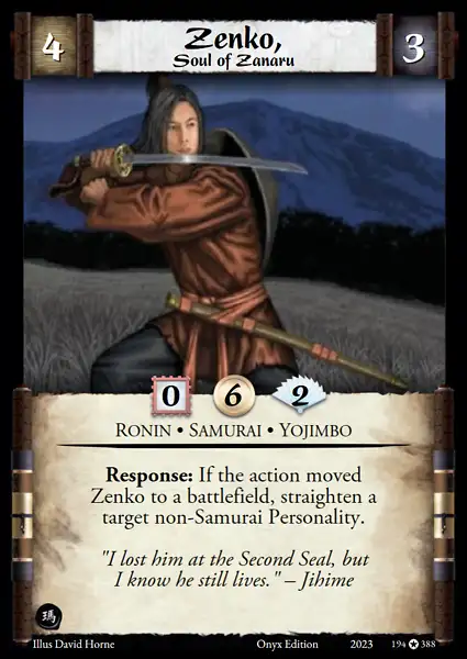Zenko, Soul of Zanaru