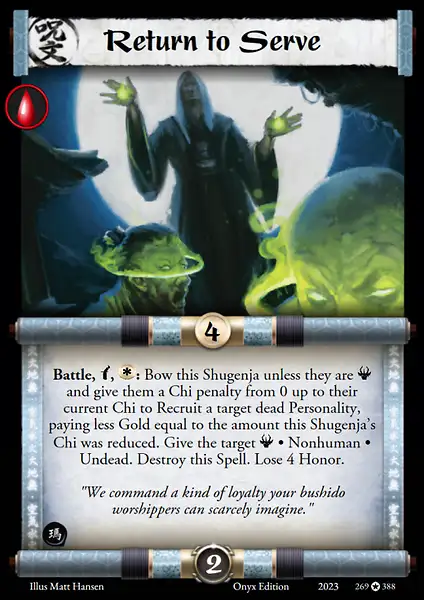 Return to Serve