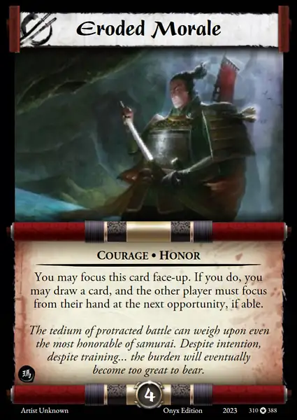 Eroded Morale