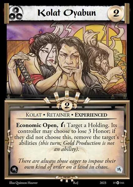 Kolat Oyabun • Experienced