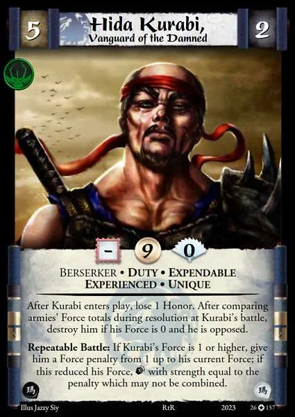 Hida Kurabi, Vanguard of the Damned