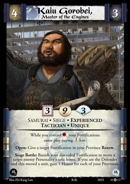 Kaiu Gorobei, Master of the Engines