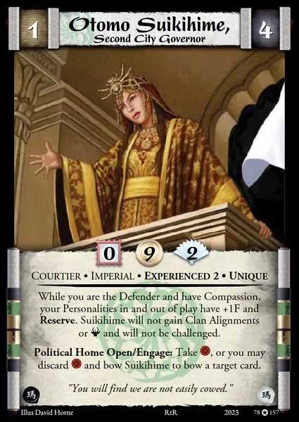 Otomo Suikihime, Second City Governor