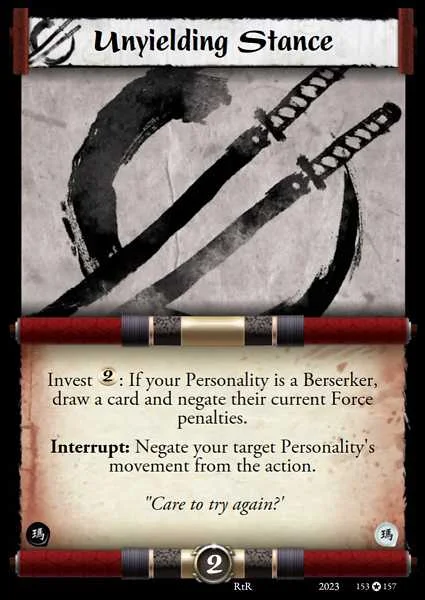 Unyielding Stance