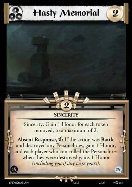 Hasty Memorial