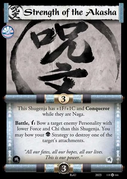 Strength of the Akasha