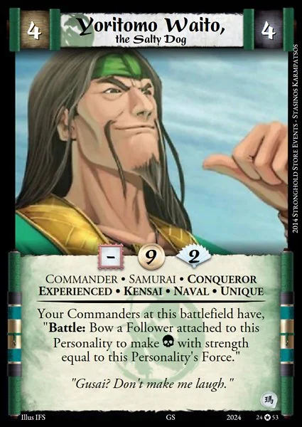 Yoritomo Waito, the Salty Dog