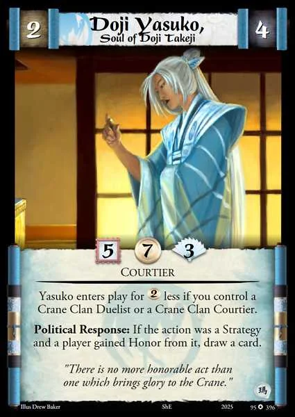 Doji Yasuko, Soul of Doji Takeji
