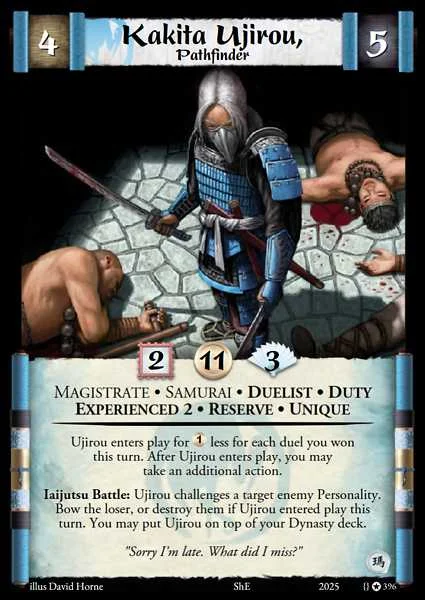 Kakita Ujirou, Pathfinder